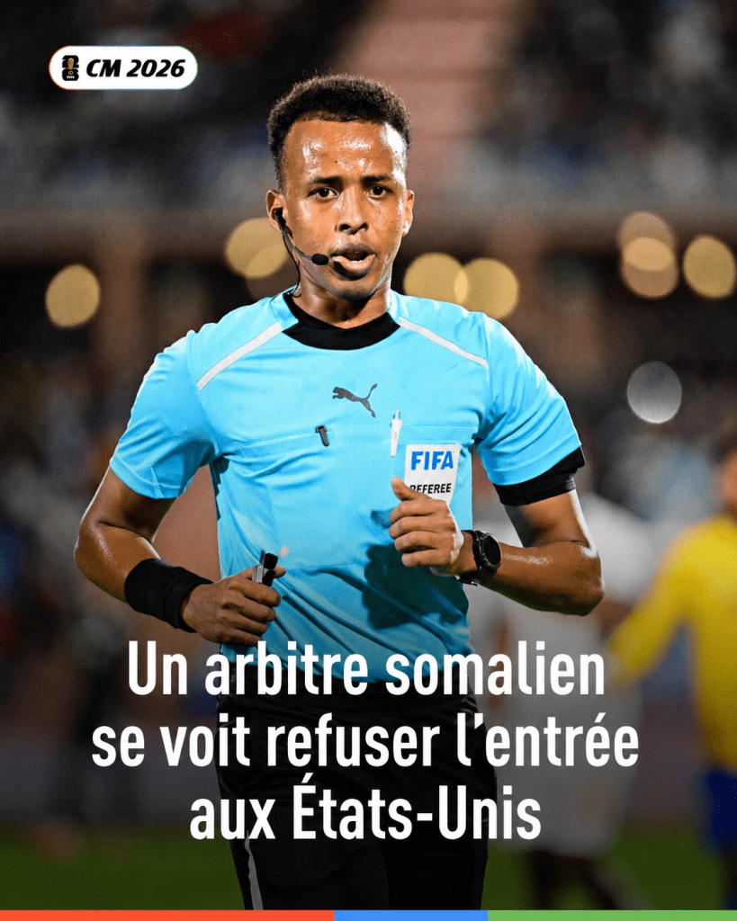 Miami : l’arbitre somalien Omar Artan, sélectionné pour le Mondial, refoulé à son arrivée aux États-Unis