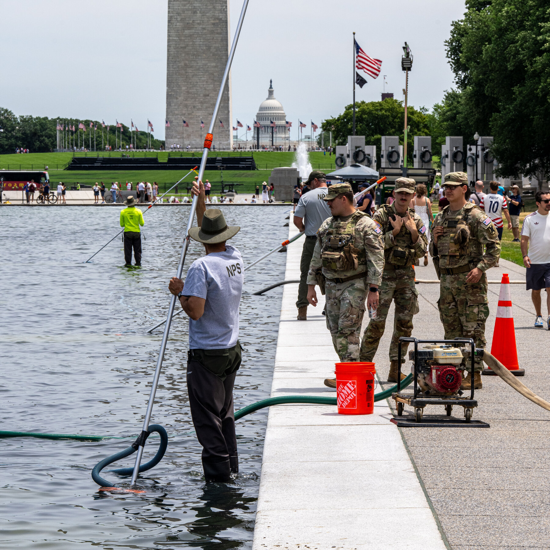 The Reflecting Pool Appears to Be Rejecting Its Makeover
