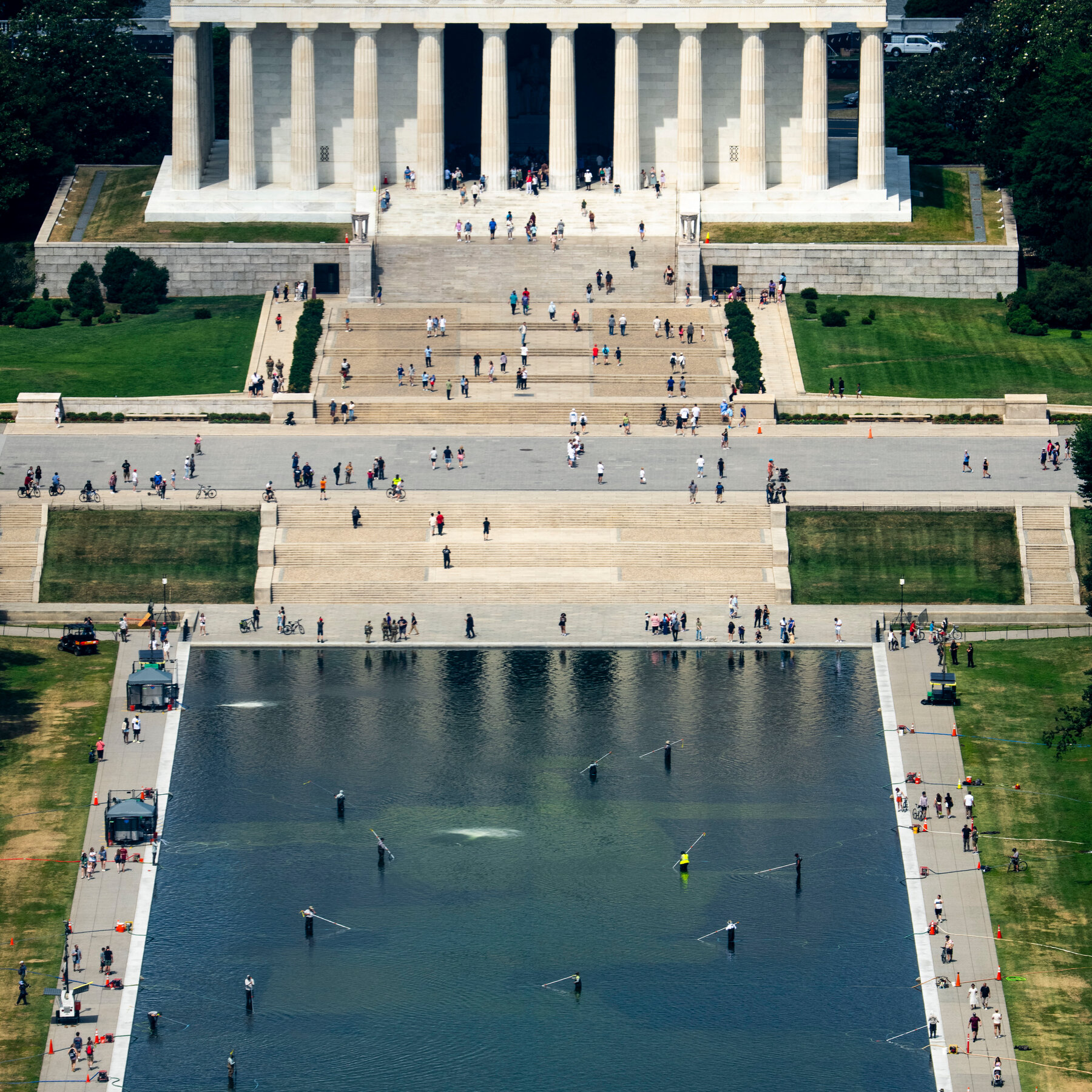 Trump on the Shabby Condition of the Reflecting Pool: Not My Fault