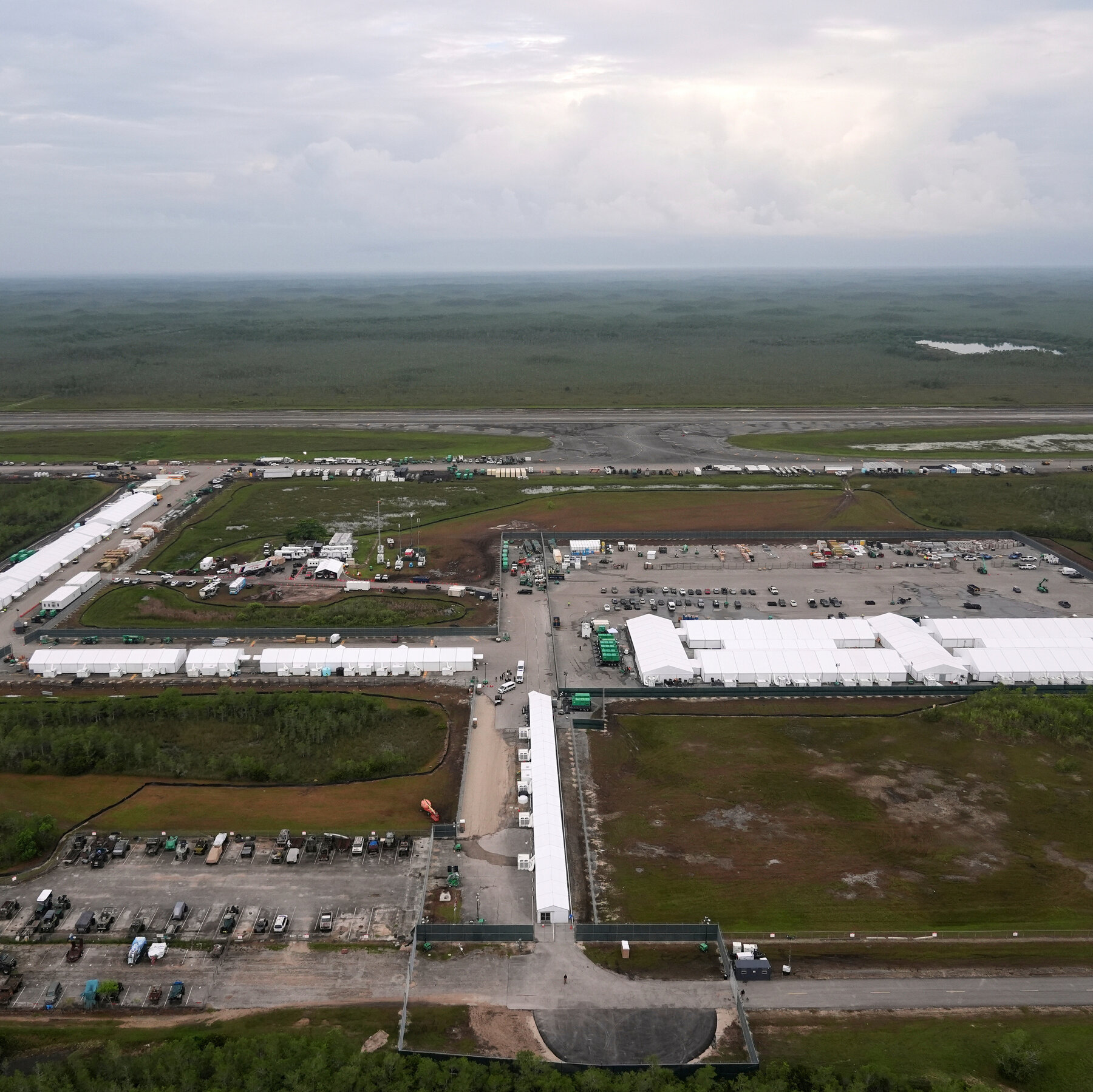Vendors Told to Start Dismantling Florida’s ‘Alligator Alcatraz’ Detention Center
