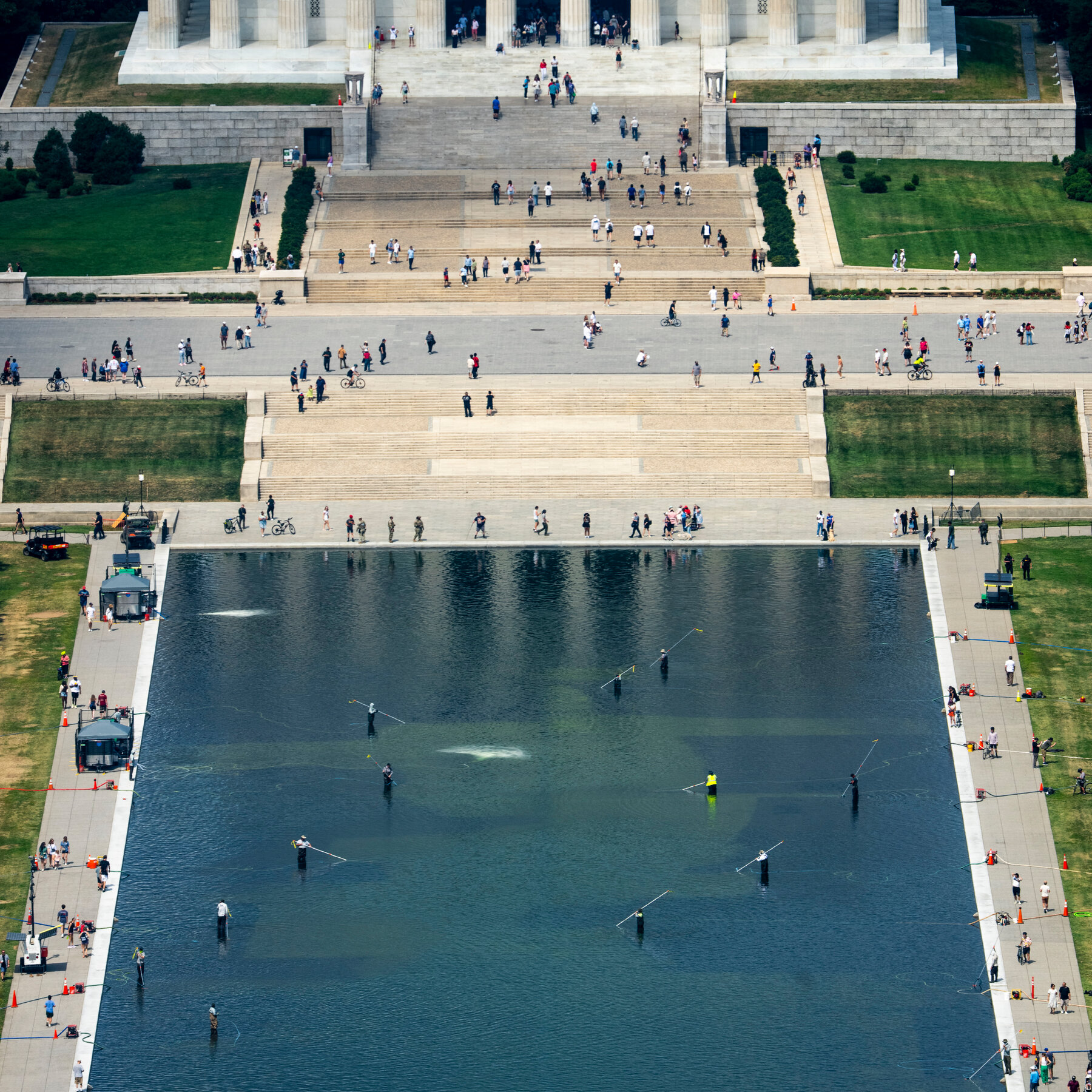 Prosecutors in Washington Say Citations Have Been Issued at Reflecting Pool