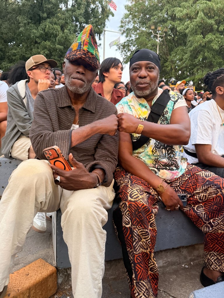 How fans styled their support during the Haiti-Brazil football match