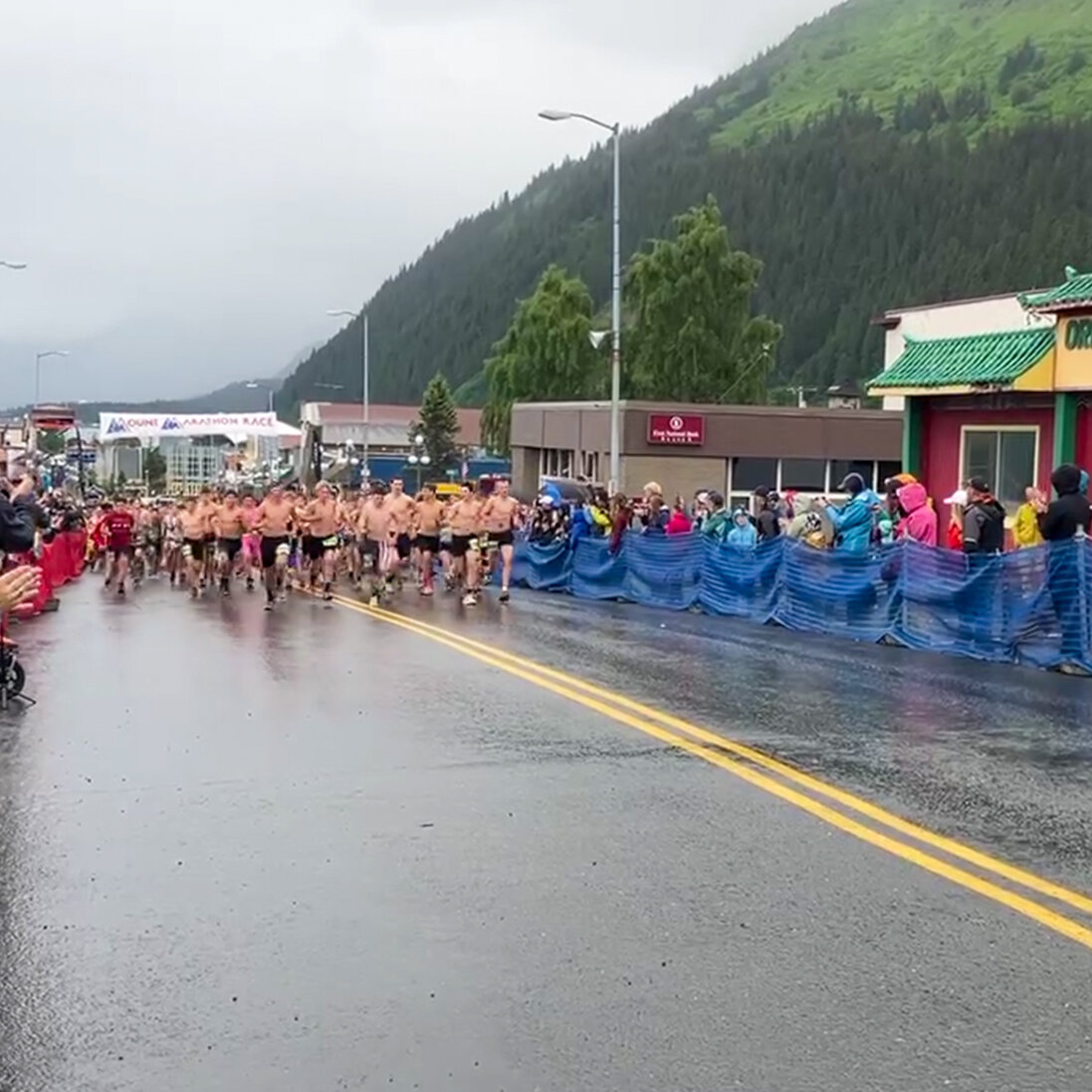 These Runners Celebrate July 4 at the Mount Marathon Race