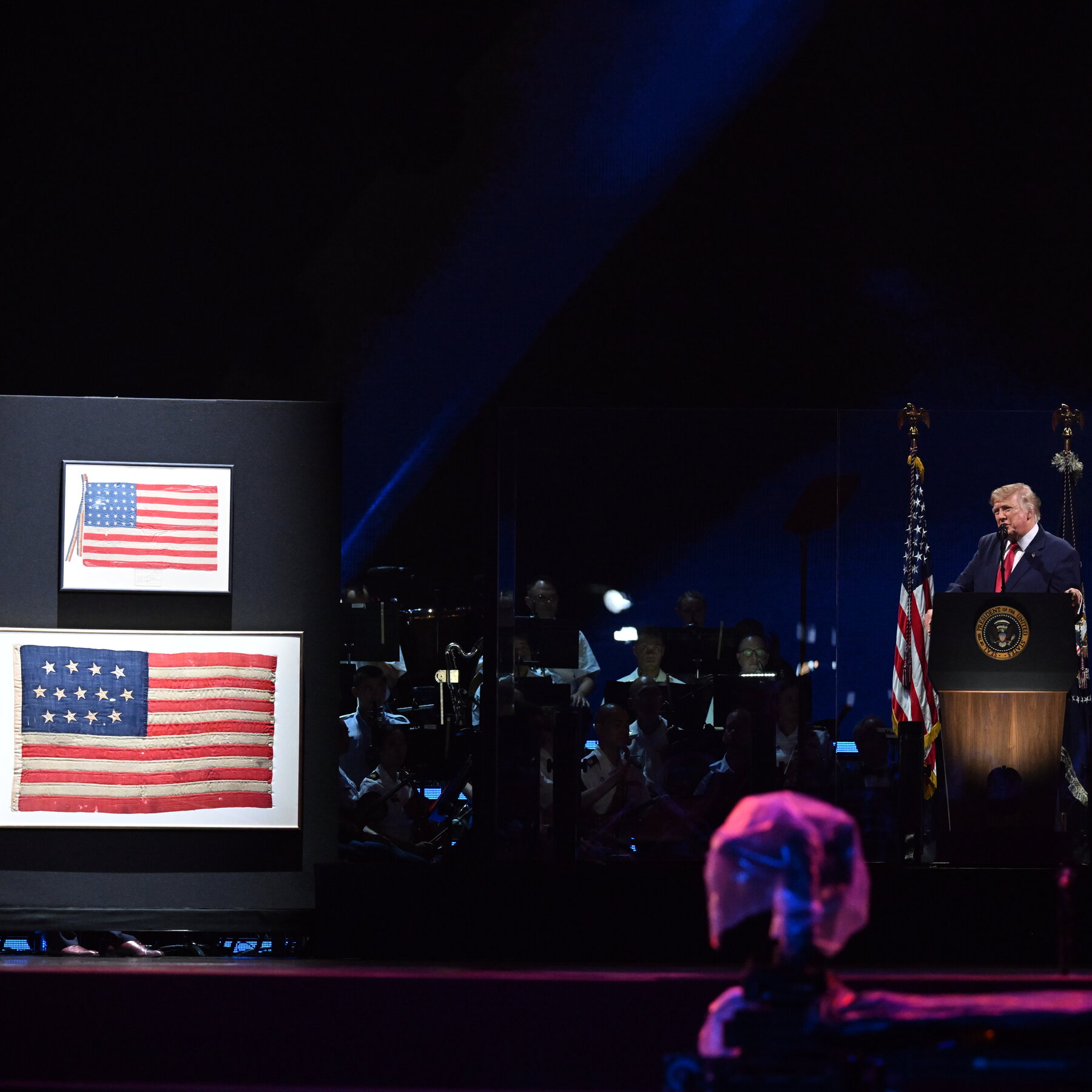 In Fourth of July Speech, Trump Celebrates America and Derides Foes