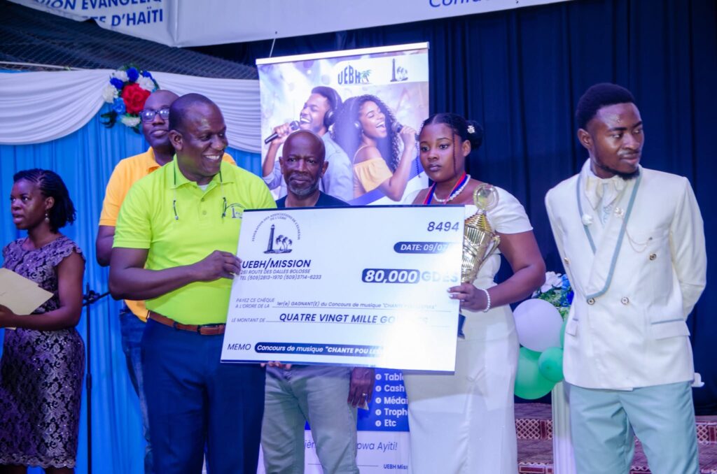 La Pointe, Nord’Ouest : une Saint-Marcoise remporte la finale nationale du concours « Chante pou Lespwa » des Jeunes de l’UEBH