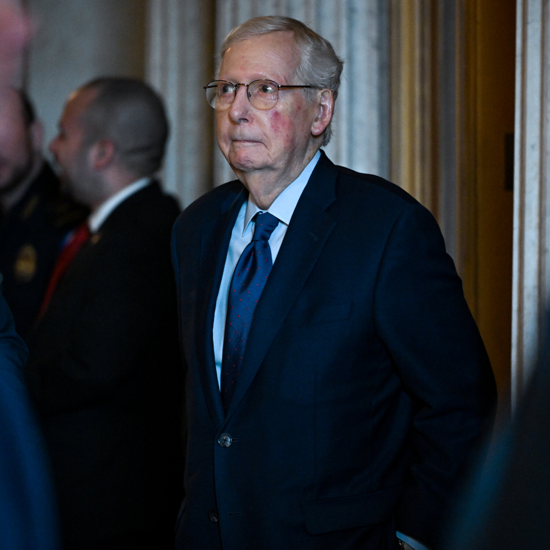 After Weeks of Silence, McConnell Says He Is Recovering From a Fall