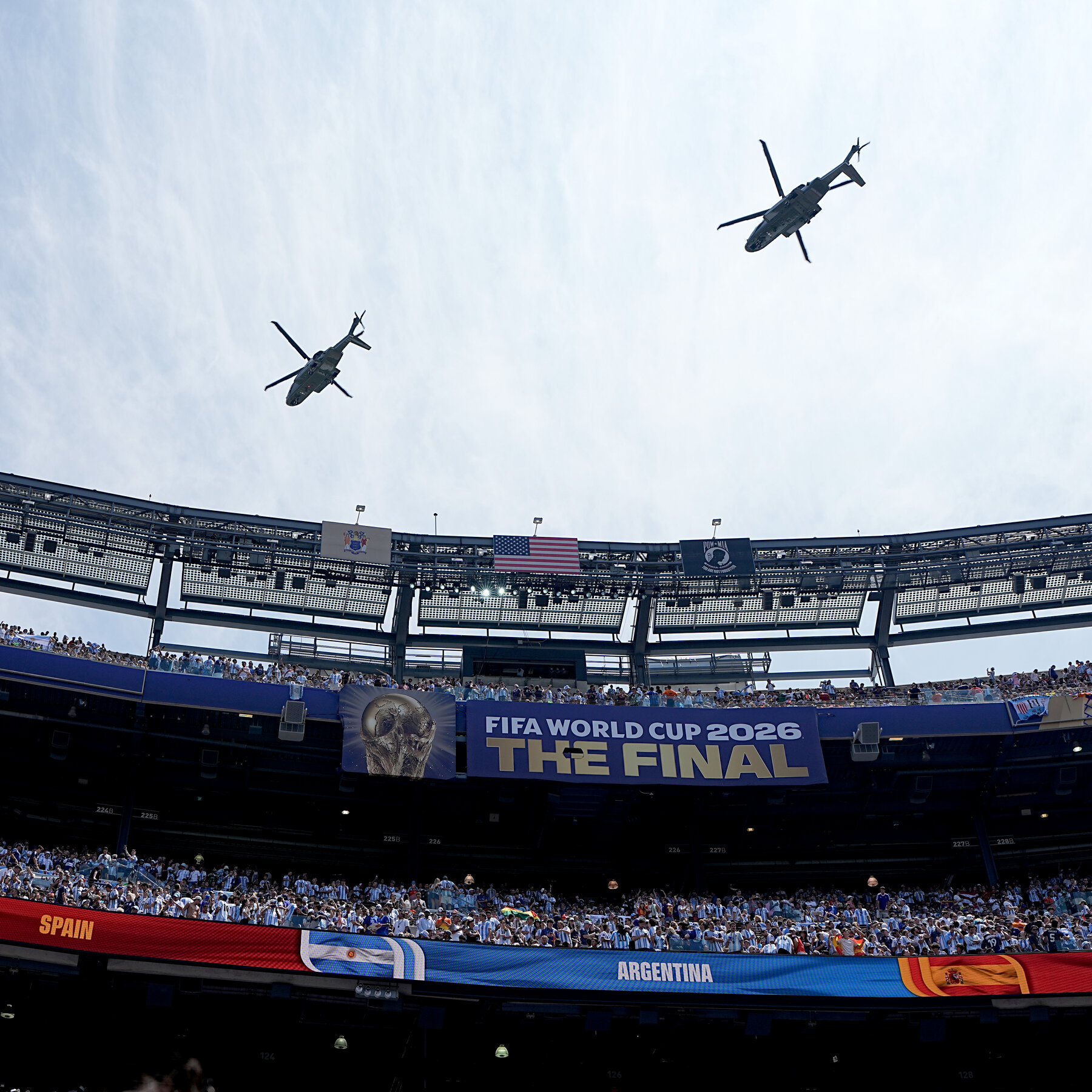 At World Cup Final, Trump Seeks to Bask in Another Sports Championship
