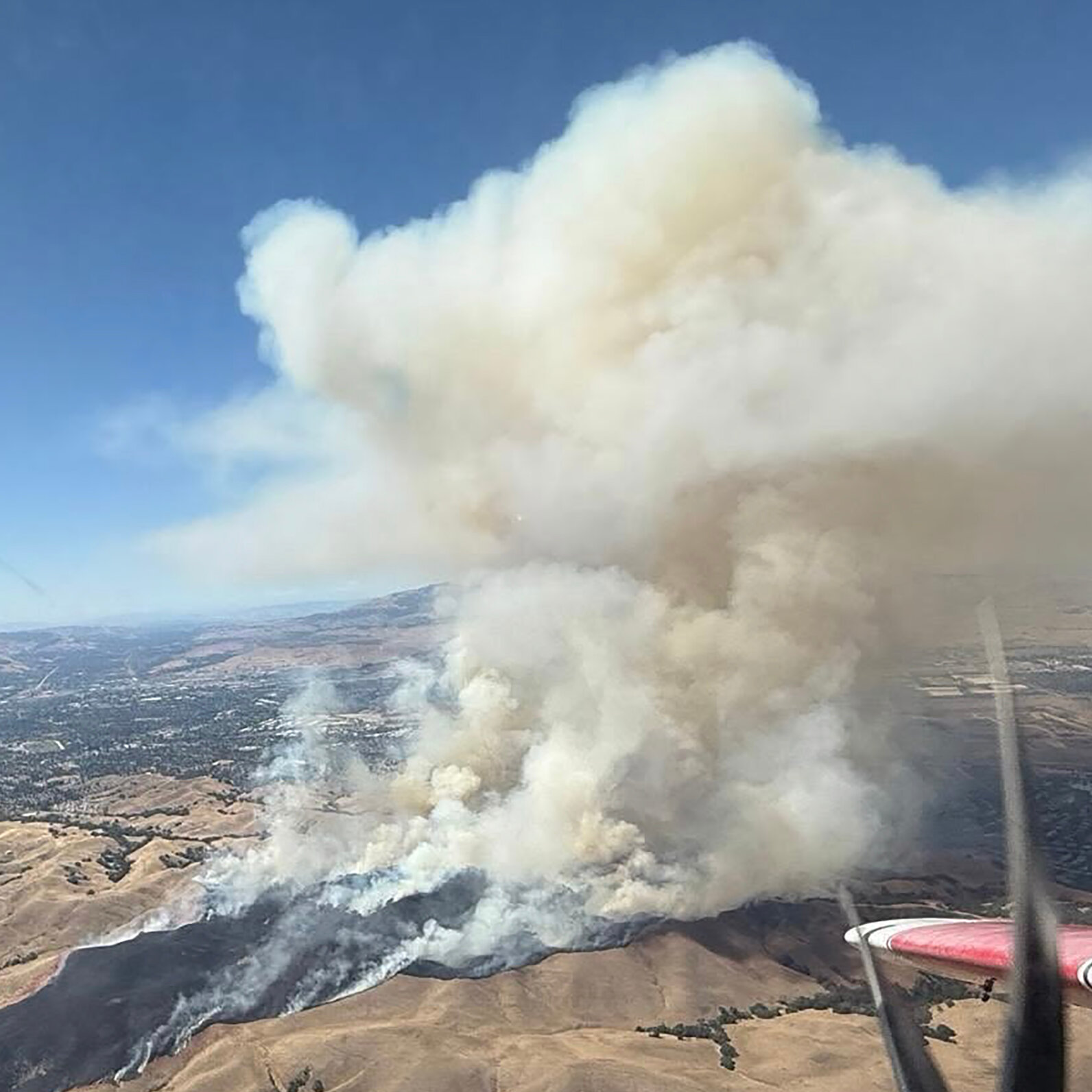 Wildfire Threatening Pleasanton Prompts Evacuation Order for Thousands