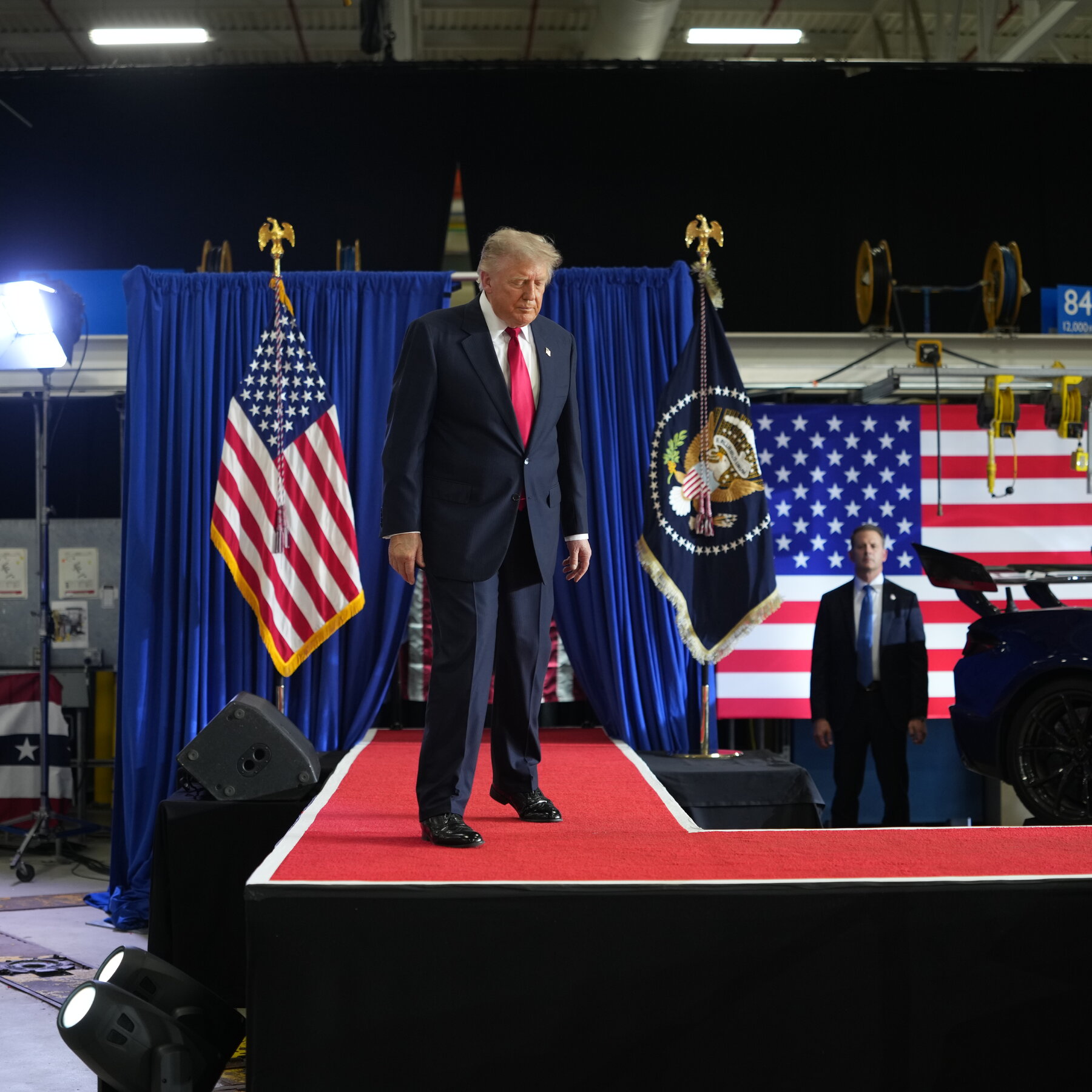 After Watching Luxury Cars Drag Race, Trump Blames High Costs on Biden