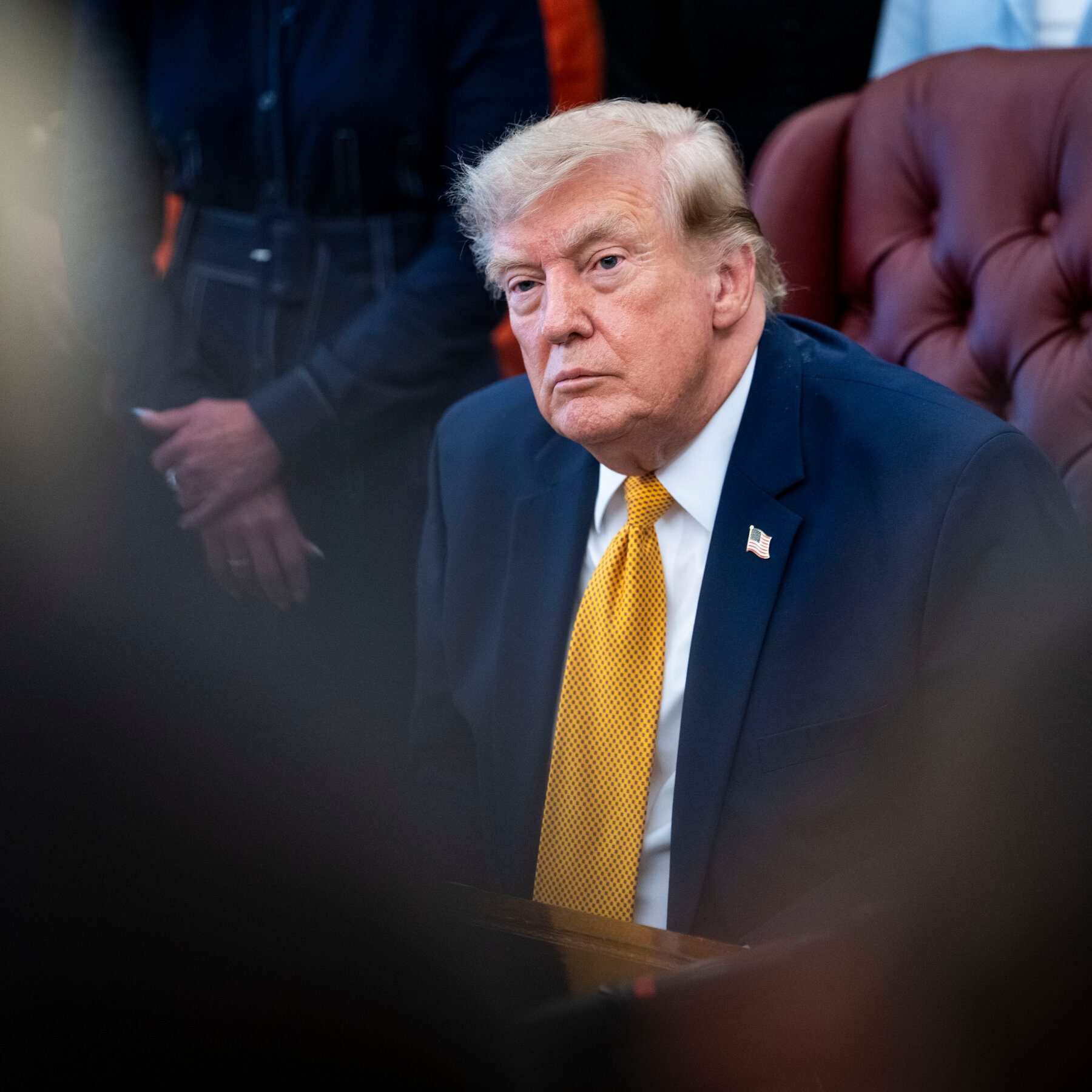 Trump Says Pirro ‘Choked’ in Reflecting Pool Vandalism Case