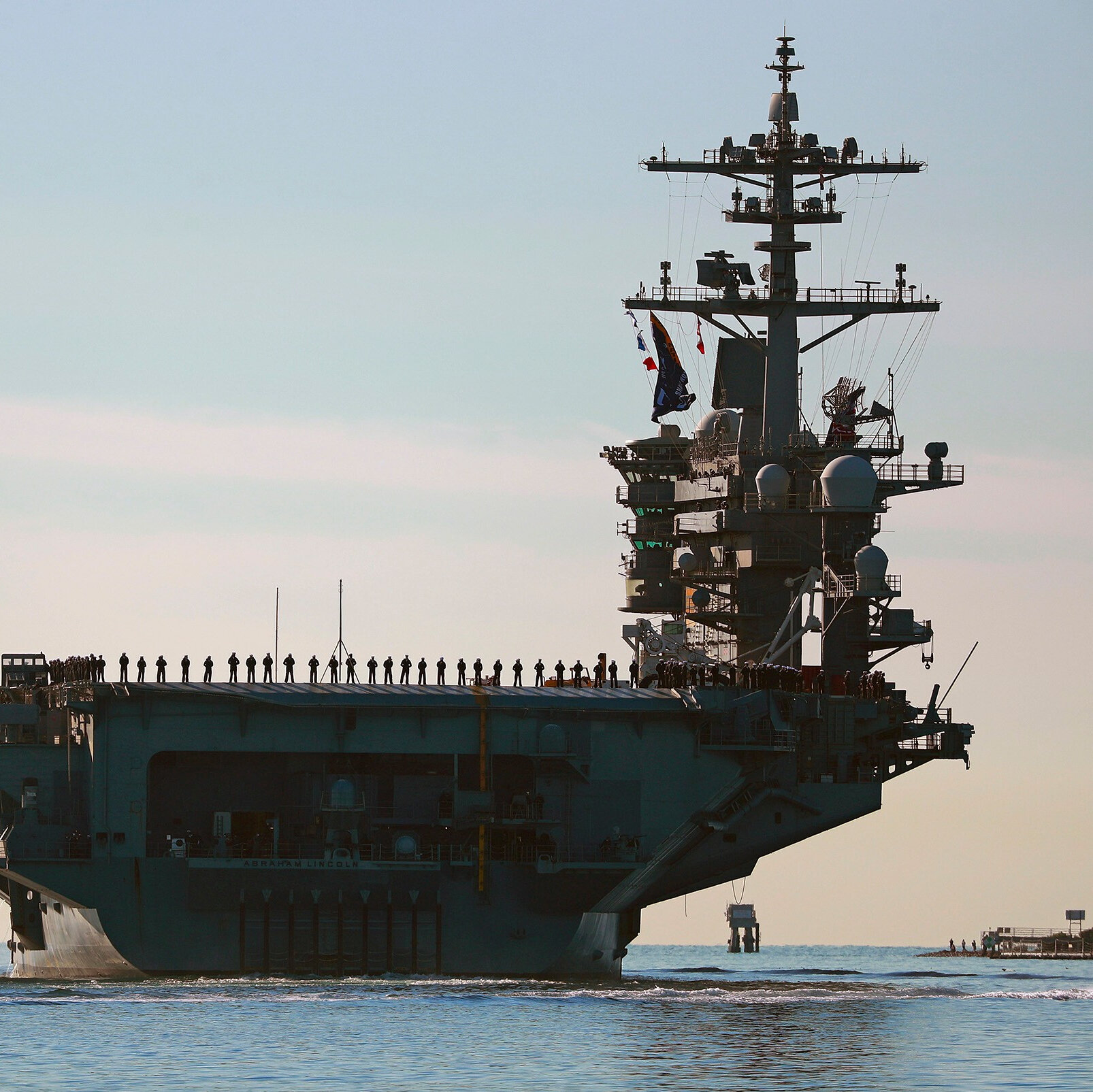 U.S.S. Abraham Lincoln Leaves Middle East After Months at Sea in Operation Against Iran