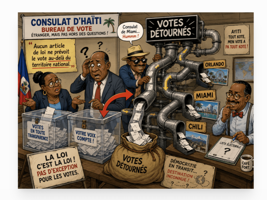 Haïti | Vote de la diaspora : la Commission de Venise recommandait la priorité au scrutin national […] — un an après l’annulation des voyages par le CPT, le CEP reprend la route