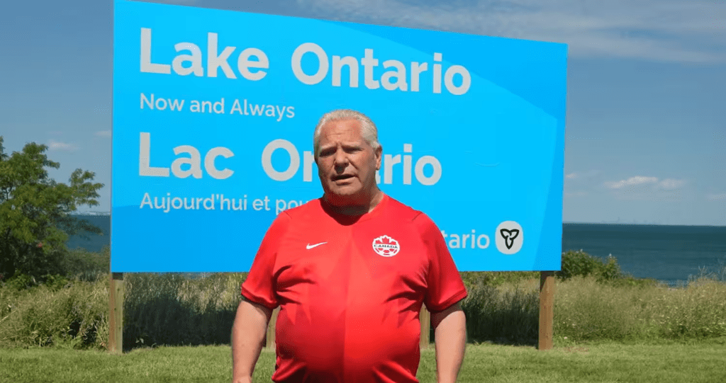 CANADA | Le Premier ministre de l’Ontario Doug Ford défie Trump : « Ce sera le lac Ontario aujourd’hui et pour toujours »
