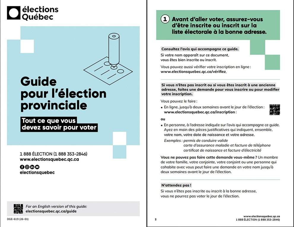 Too late to print voter documents in English, Élections Québec says