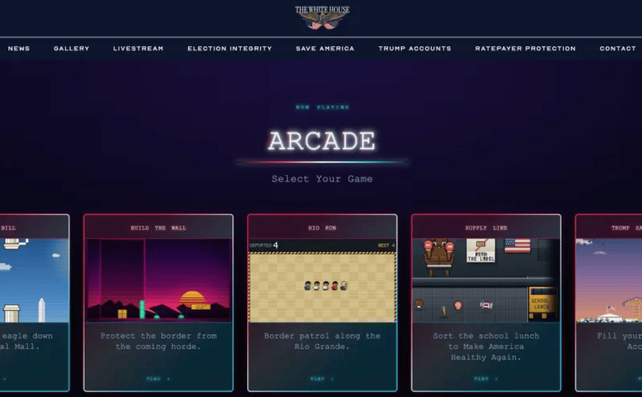 Maison-Blanche : un jeu vidéo transforme les expulsions d’immigrés en arcade
