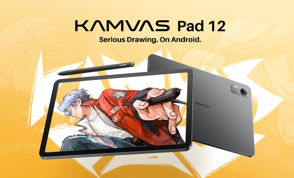 Huion lance la Kamvas Pad 12, une tablette Android pensée pour les créateurs