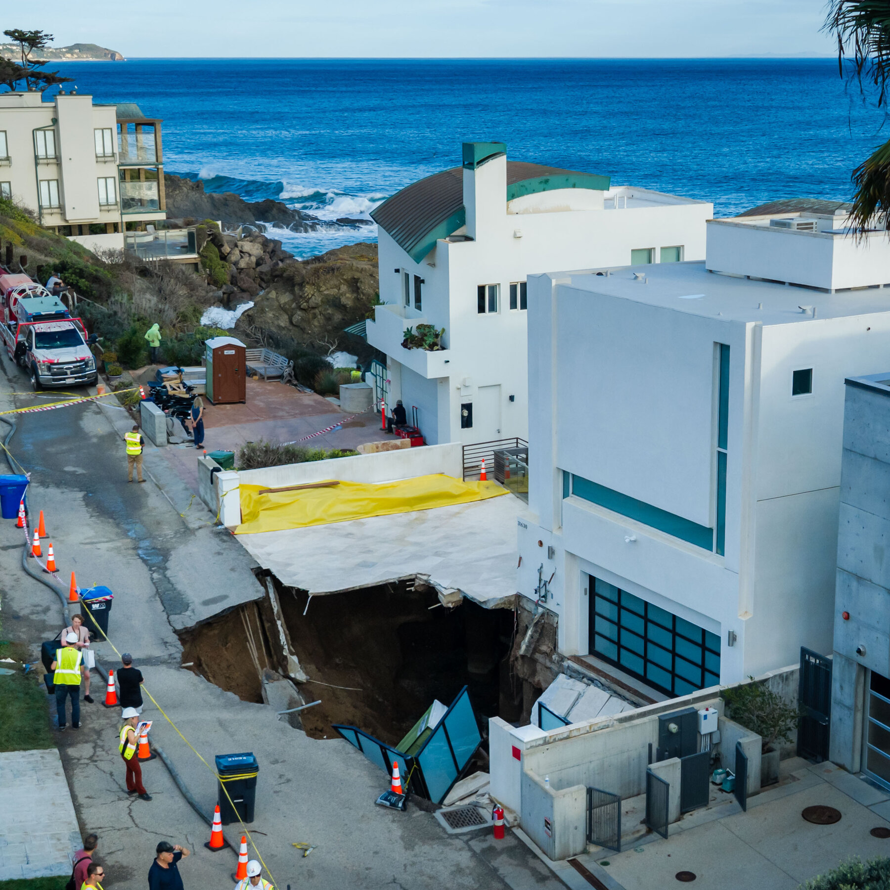 Sinkhole Opens at Beachfront Malibu Home, Forcing Evacuations