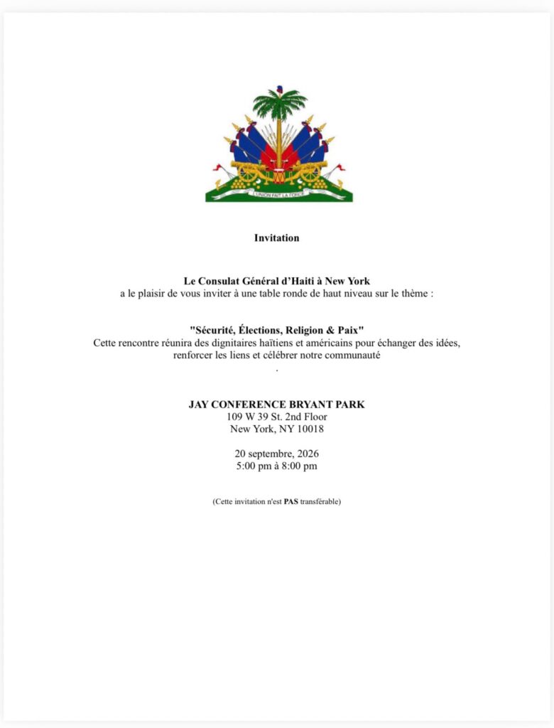 New York | Mario Andrésol à une table ronde sur la… sécurité en Haïti : son chef de cabinet, James Boyard, toujours aux mains des ravisseurs depuis plus de trois mois