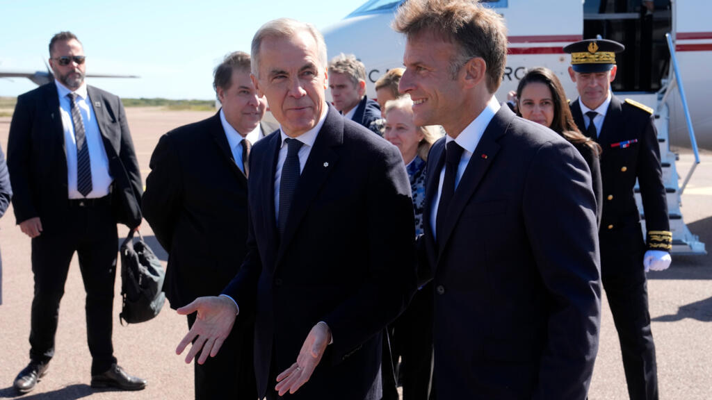 Macron welcomes Canada's Carney to French Atlantic territory