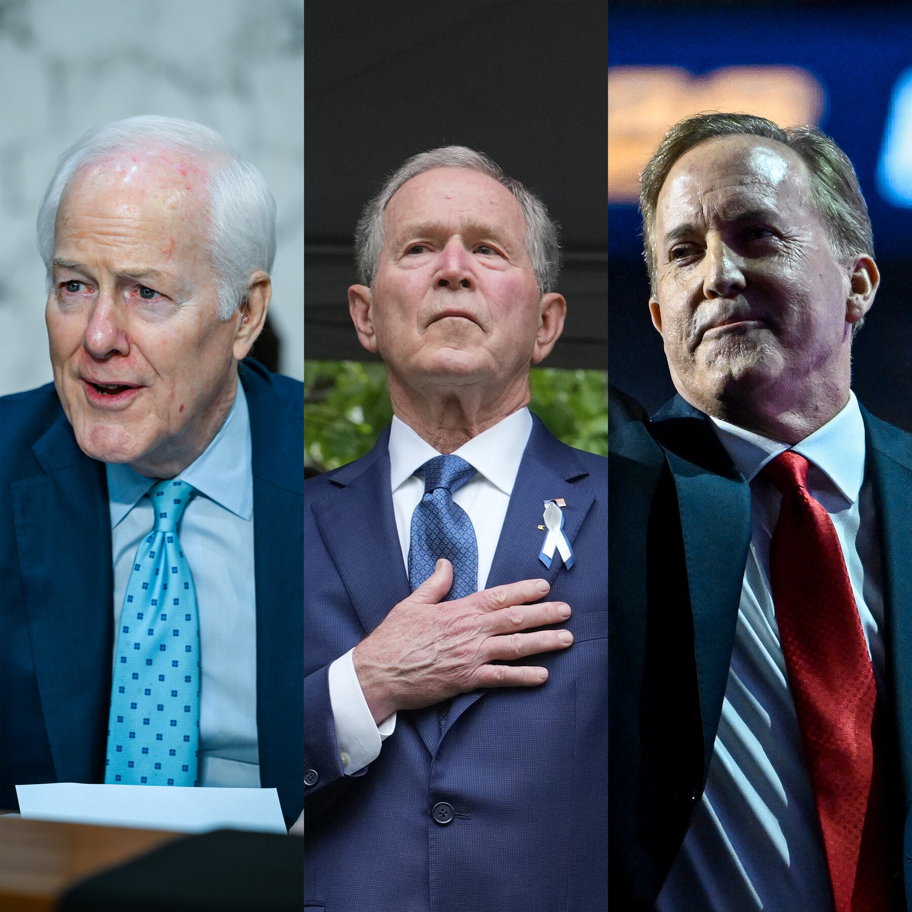 Bush and Cornyn Leave Out Paxton as They Raise Cash for Senate Candidates