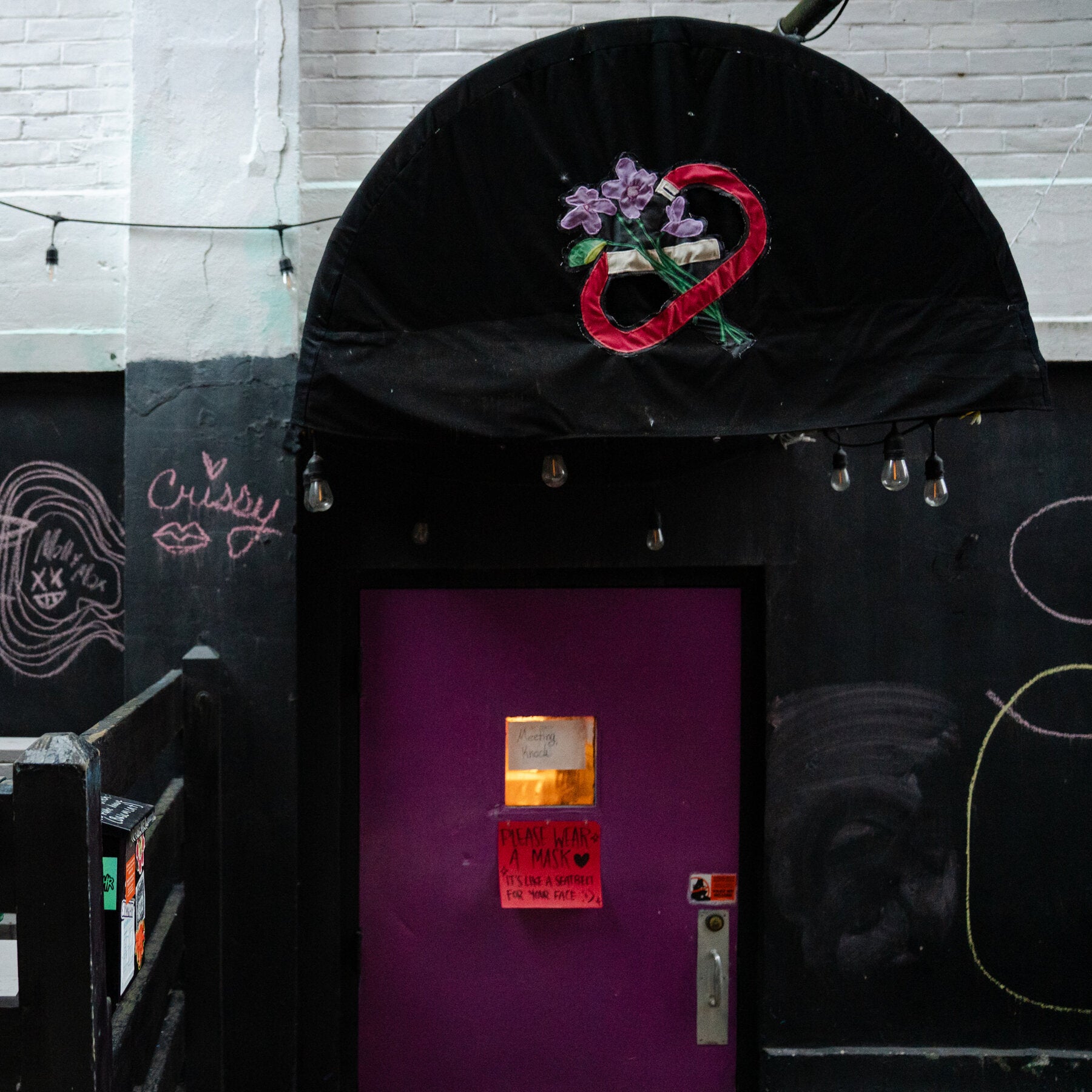 Saturday Night, No Mask Required, at the Last Ditch Lesbian Bar in Massachusetts