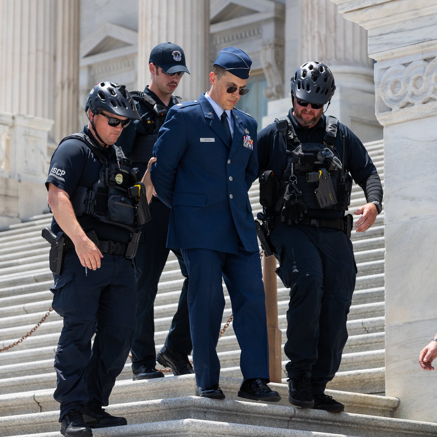 Air Force Major Recommended for General Court-Martial After Protesting Trump