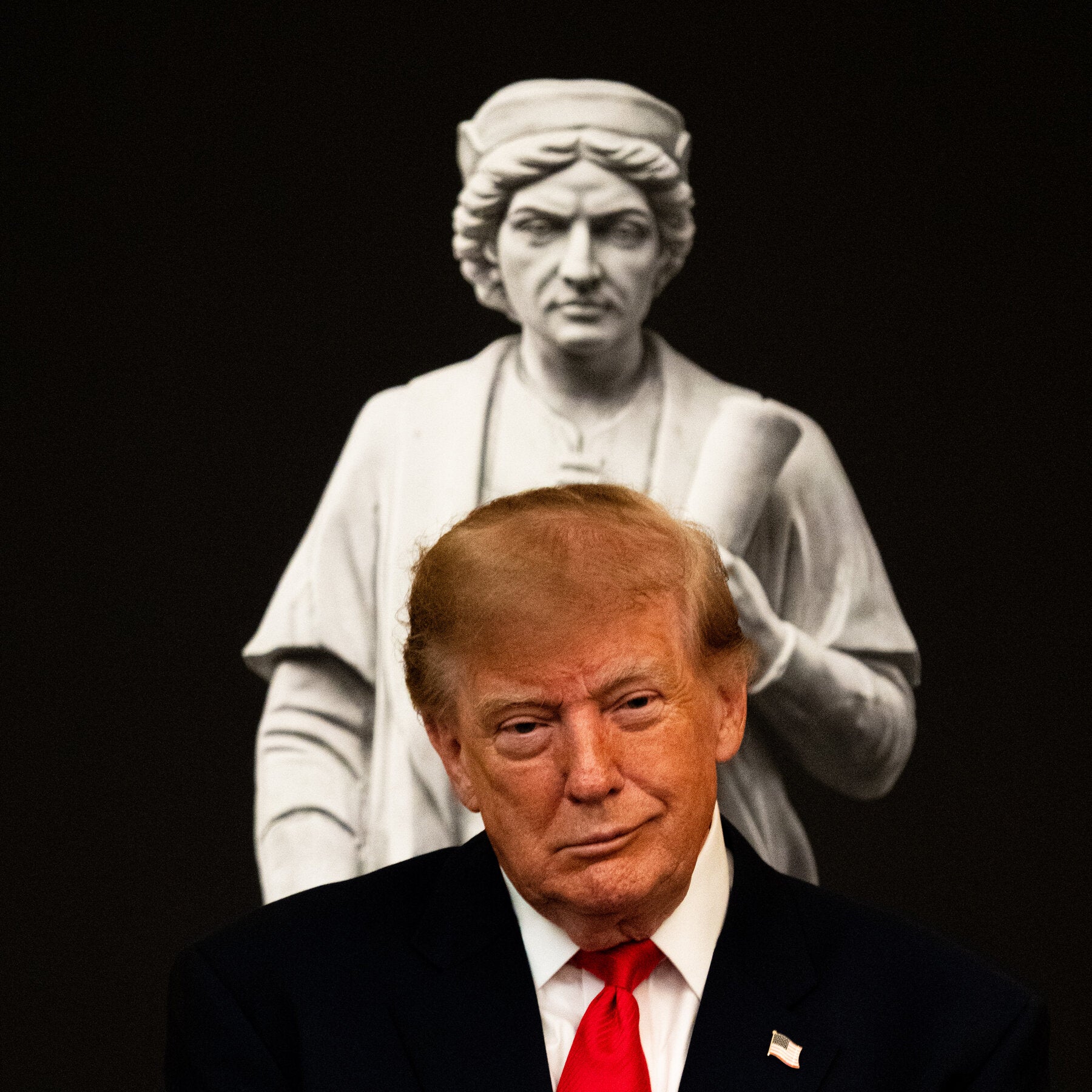 Trump Casts Himself as Columbus’s Protector in Pitch to Italian Americans